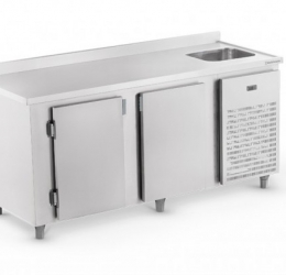 Balcão de Serviço refrigerado c/ cuba Inox - 1,50m Ref. BSR2000-1
