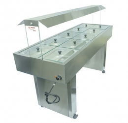 Buffets - Carros Térmicos - 6/8/10/12 Cubas  Ref. BBMM-6/8/10/12