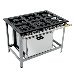 Fogão - 6 Bocas - C/ Forno - Linha Luxo Ref.M19