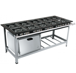 Fogão - 10 Bocas - C/ Forno - Linha Luxo Ref. M21